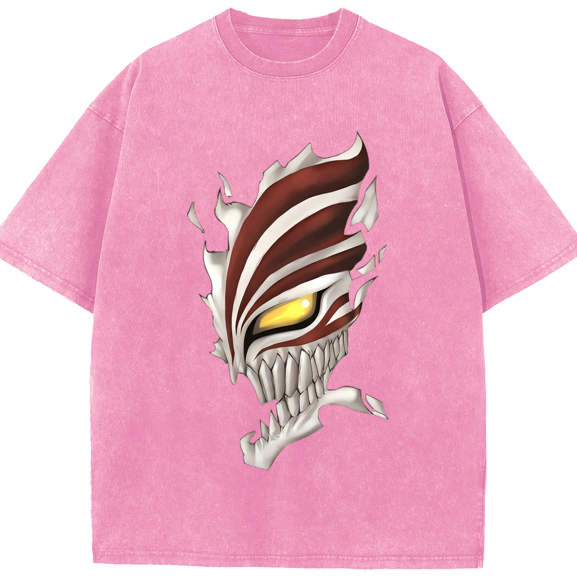 （画像用） ブリーチ 黒崎一護（くろさき いちご）BLEACH Kurosaki Ichigo 綿100% ヴィンテージ風 半袖Tシャツ（フロントプリント）
